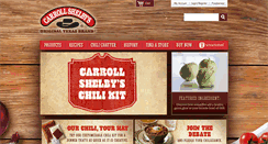 Desktop Screenshot of carrollshelbyschili.com